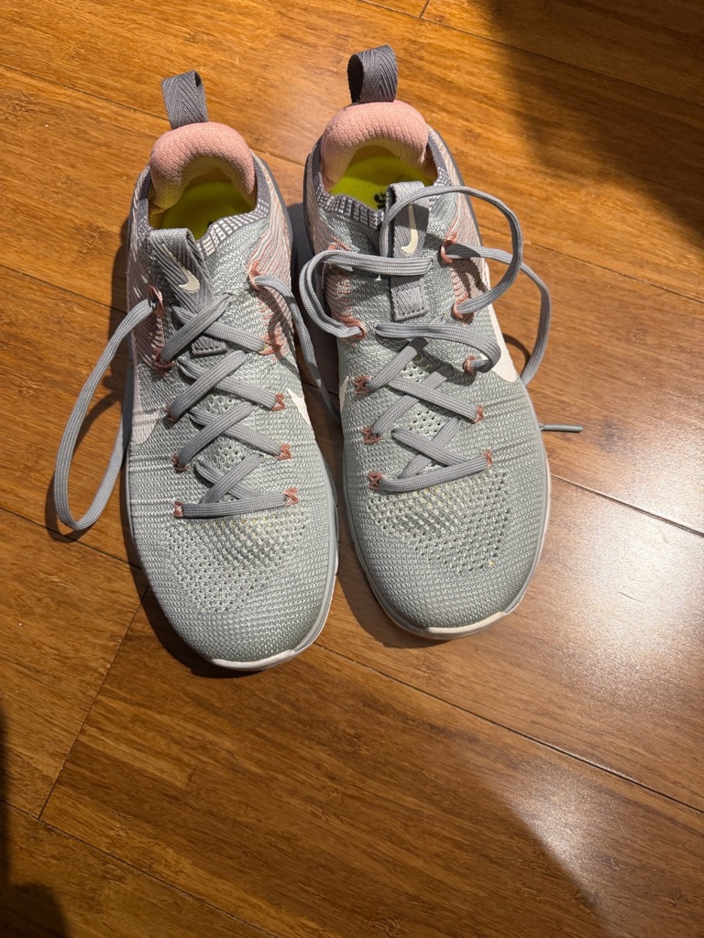 Nike Women’s Gray and Pink Athletic Sneakers